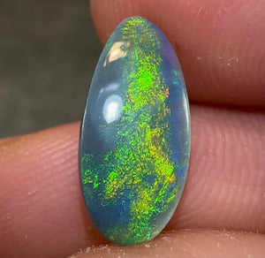 1.95cts - Bargain! Solid Lightning Ridge Black Opal - Opal Whisperers