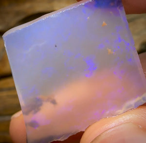 25.4cts - Yowah Nut Opal Pure Crystal Rub. Australian Opal