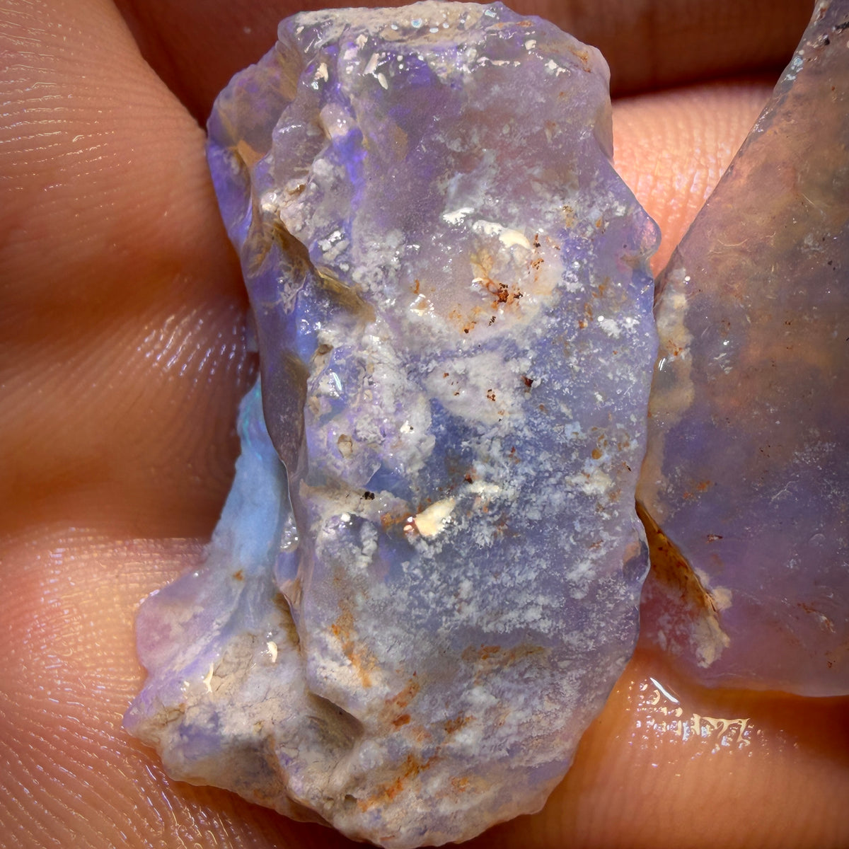 🔒96,7 cts - 3 lots d'opales brutes Lightning Ridge