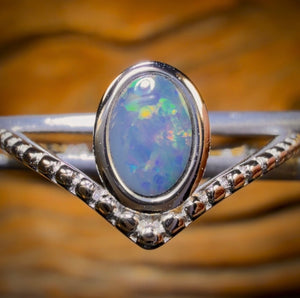 48-Hour VIP Crazy Offer Sterling Silver - Queensland Boulder Opal Doublet Ring