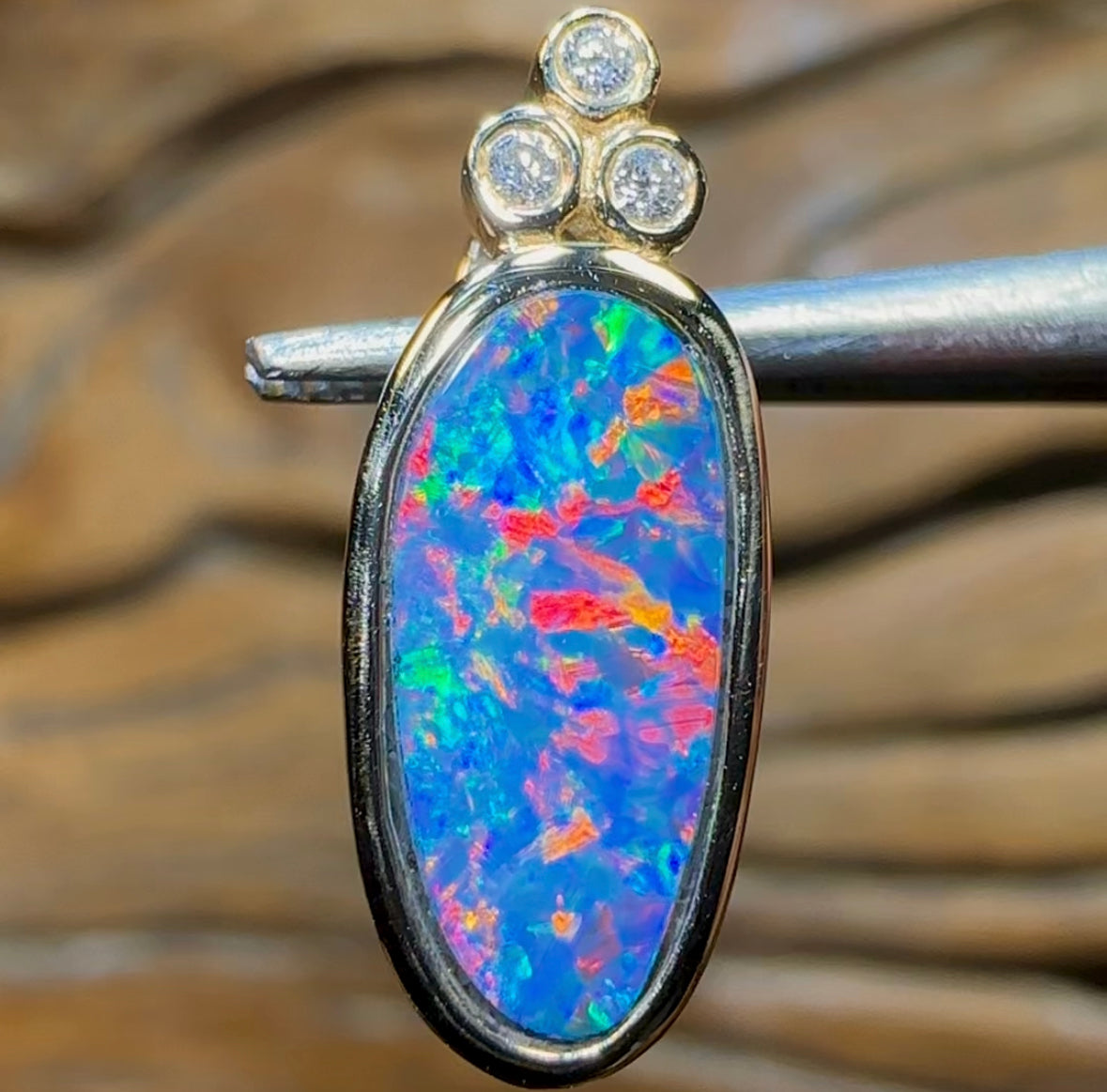 オパールイヤリング Australian 心地よかっ jakk OPALS