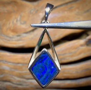 🔒Sterling Silber – Großhandelspaket mit 9 Anhängern. Australischer Boulder-Opal-Doublet-Schmuck