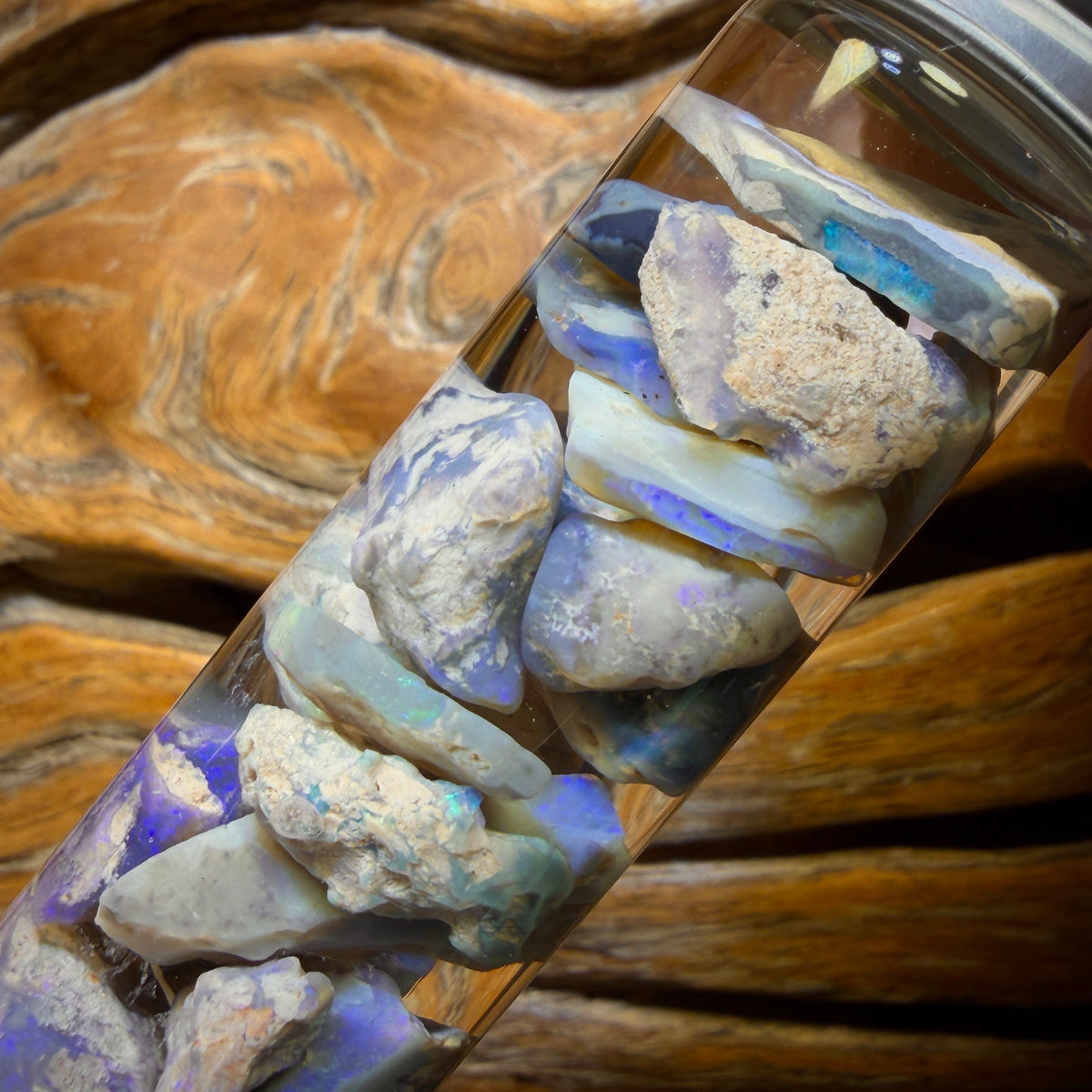 123cts - Lightning Ridge Opal Vial