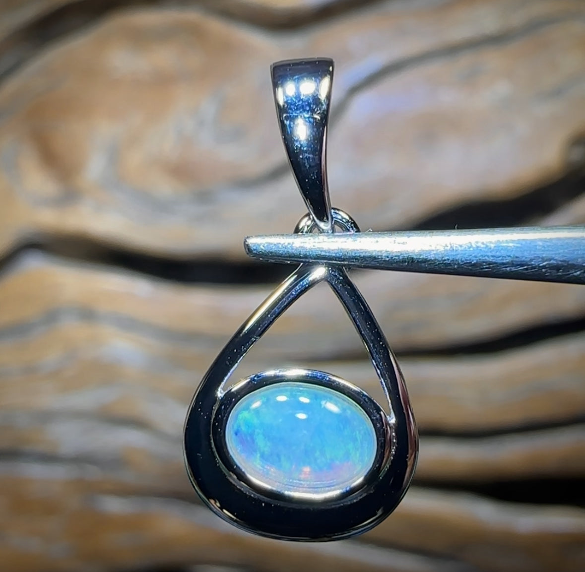 🔒Sterling Silver - WHOLESALE 9 PIECE PENDANT PARCEL. South Australian Solid Opal Jewellery