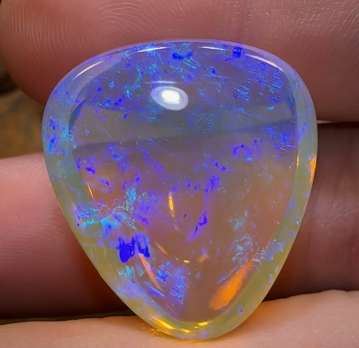 41.7cts - BIG GEM Lightning Ridge Crystal Opal. Heritage Collection - Opal Whisperers