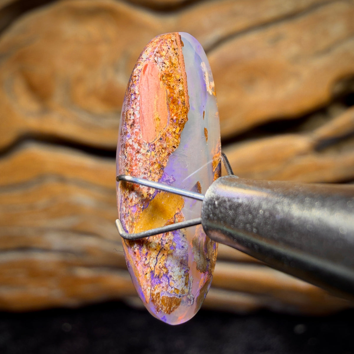 6,6 cts - « Plongez à l'intérieur » Opale boulder australienne massive, pierre aquatique