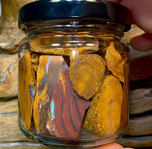 120.6g - Jar of Rough Australian Boulder Opal