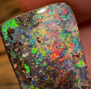 18.6cts - GEM Queensland Boulder Seam Opal. MULTICOLOURS!