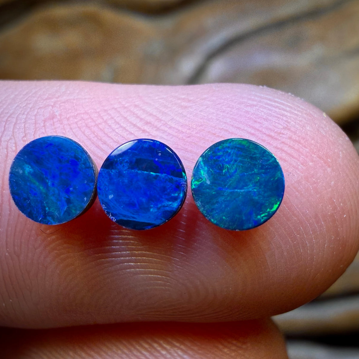 1.25cts - 3x Australian Boulder Opal Doublets WHOLESALE PARCEL
