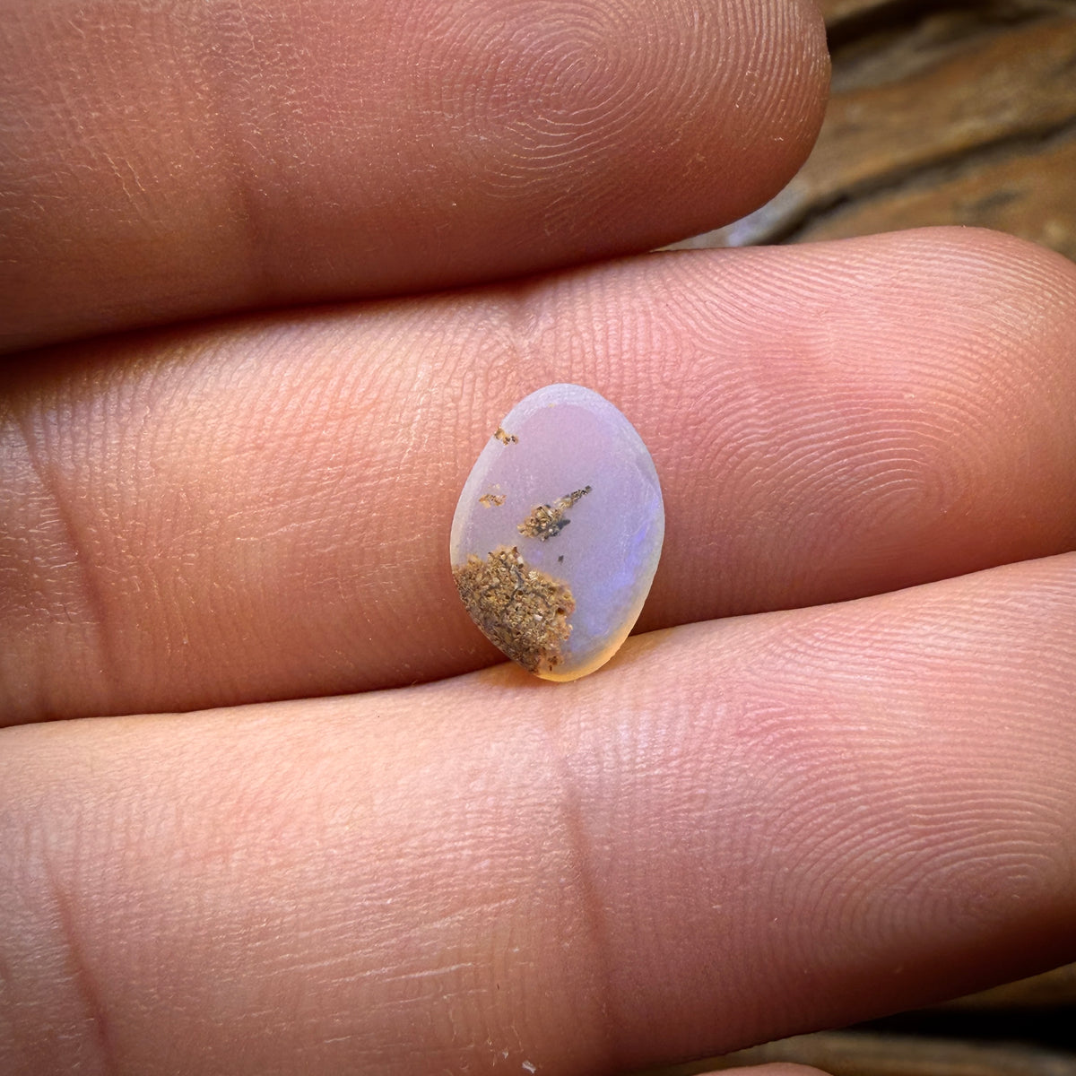 2cts - Inner Space Solid Australian Boulder Pipe Crystal Opal