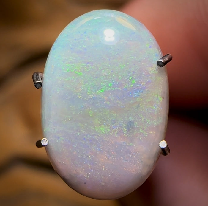 Opale blanche d'Australie du Sud de 1,6 ct