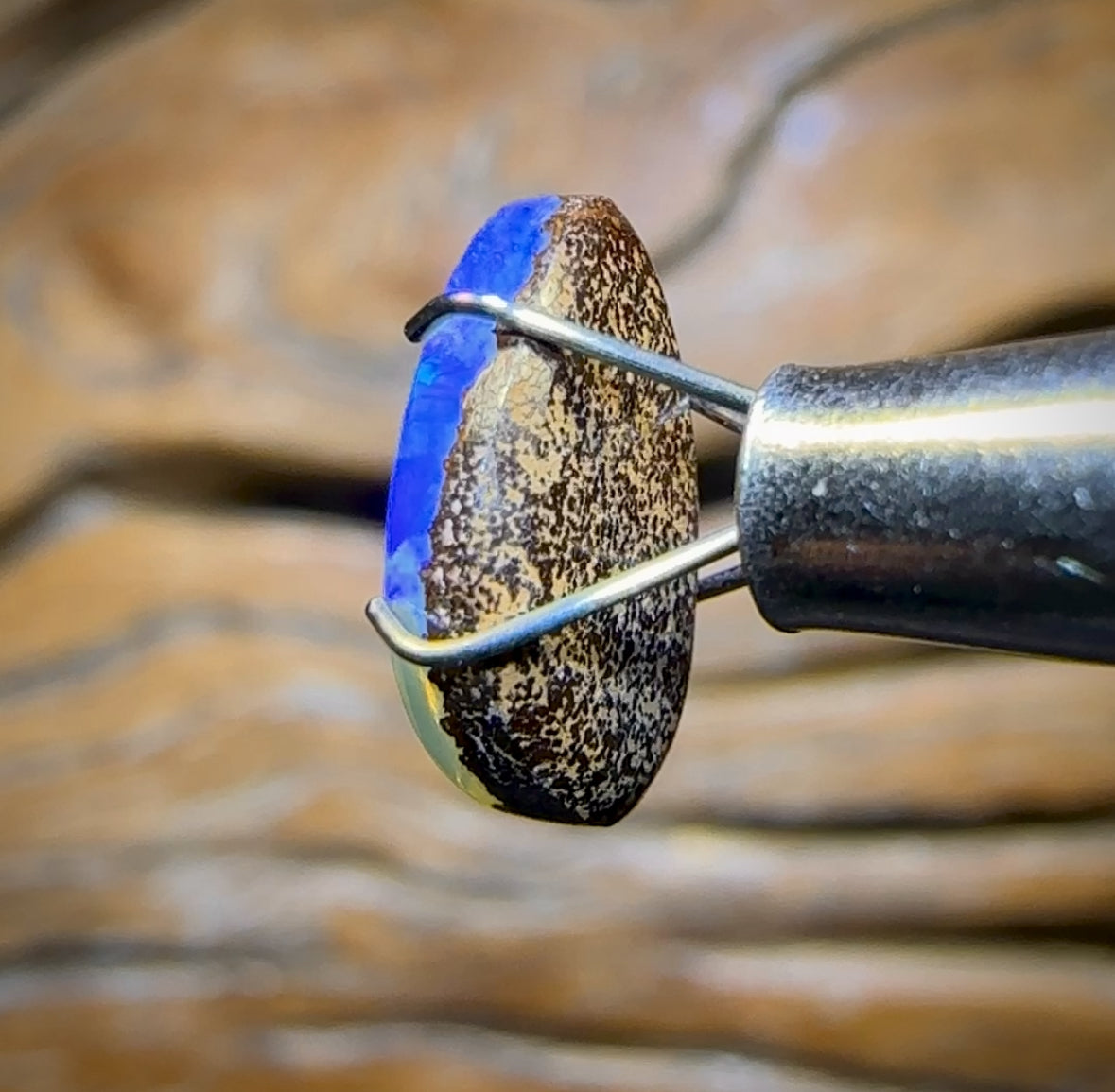 2.25cts - “Electric Shallows” Queensland Boulder Seam Opal