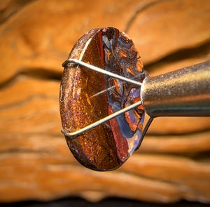 🔨 AUCTION 🔨 No Reserve 7.8cts - Tribal Queensland Boulder Opal