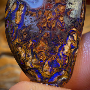 52.4cts - Stammes-Yowah-Nuss-Opal-Rohstein. Vorgestellt bei „OUTBACK OPAL HUNTERS“!!