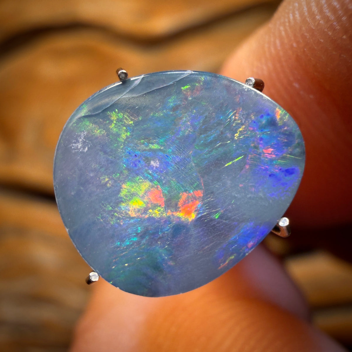 🔨 AUCTION 🔨 2.7cts - Lightning Ridge Opal Doublet. RECUTTERS DELIGHT