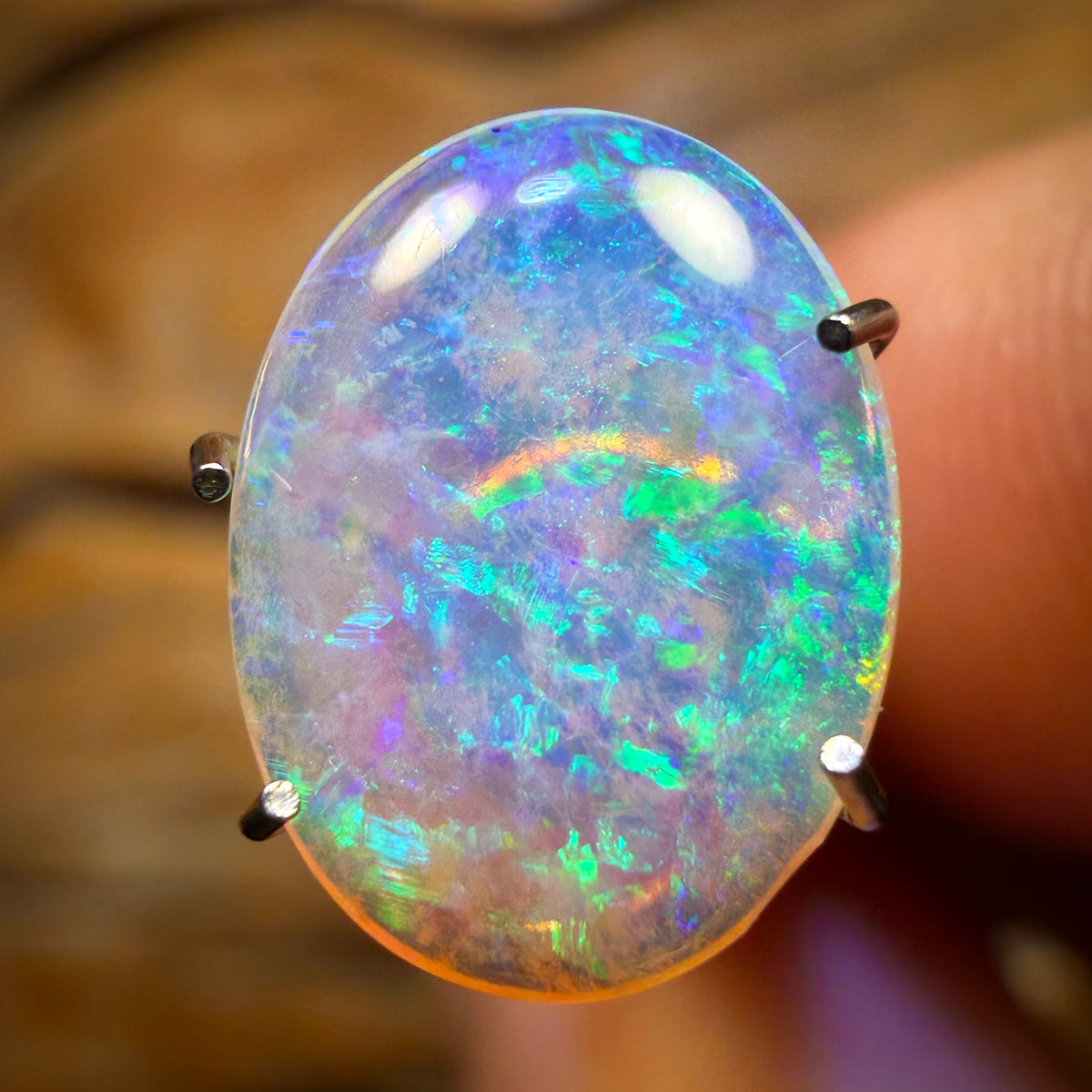 1.05cts - Rare South Australian Crystal Opal from Mintabie