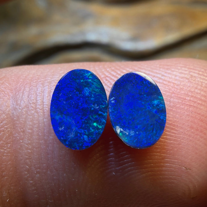 1.15cts - Australian Boulder Opal Doublet Pair