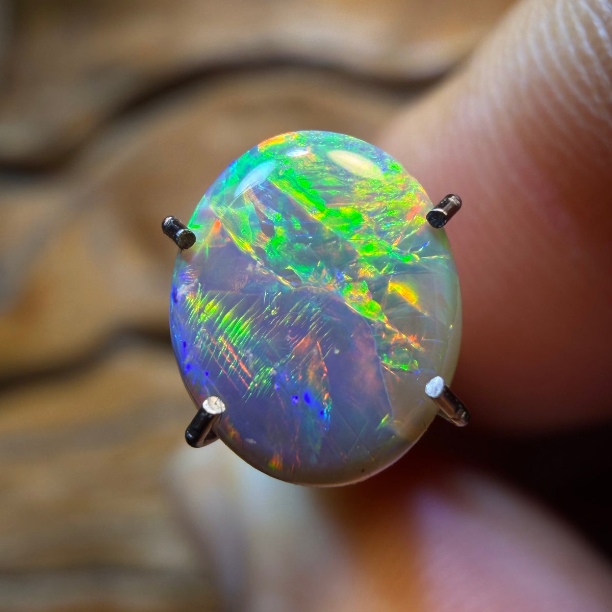 1.1cts - Dark Opal from Lightning Ridge