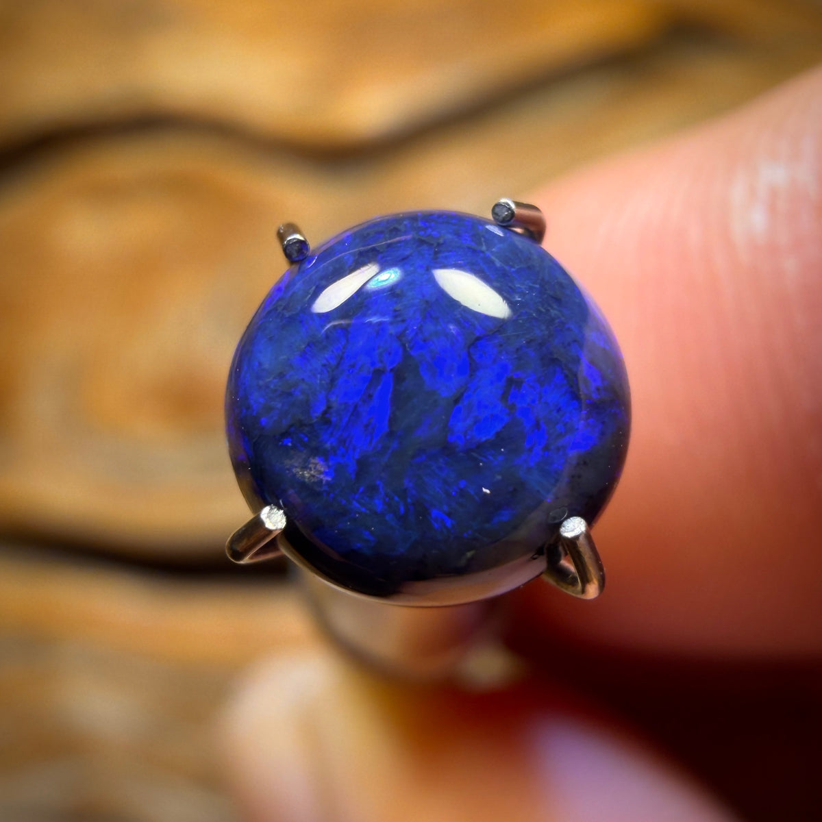 1.3cts - Black Opal from Lightning Ridge
