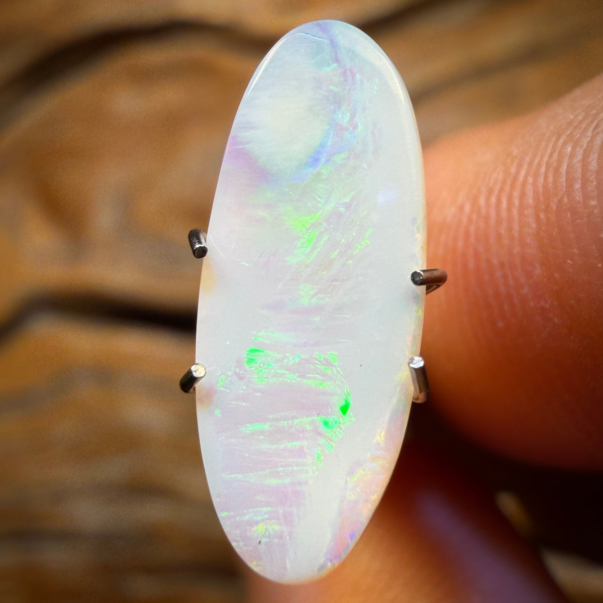 1.3cts - South Australian White Opal from Coober Pedy