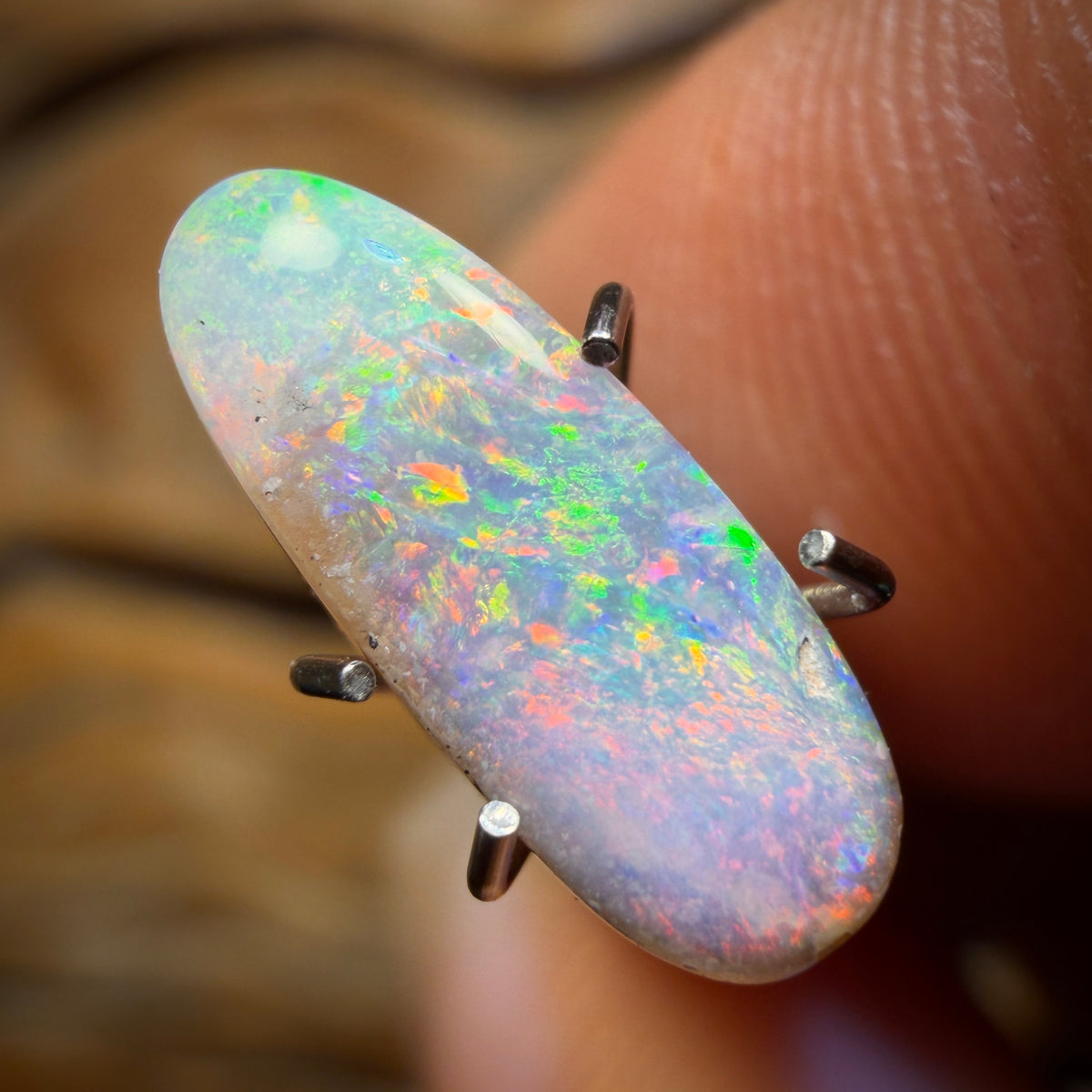 1.4cts - Solid Australian Boulder Pipe Crystal Opal