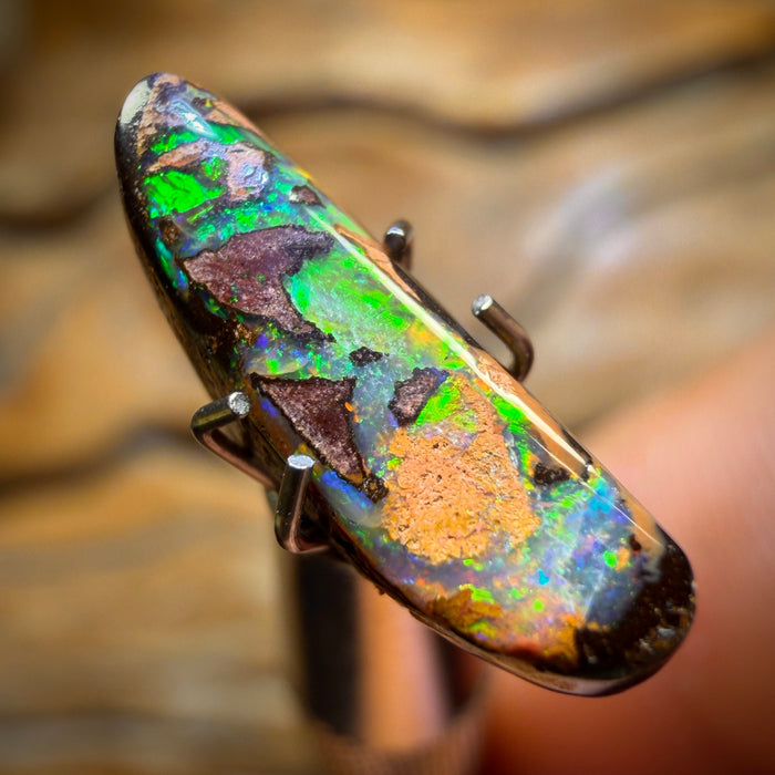 1.8cts - Yowah Nut Kernel Opal. Australian Boulder Opal