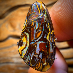 10.9cts - Tribal Queensland Boulder Opal from Yowah