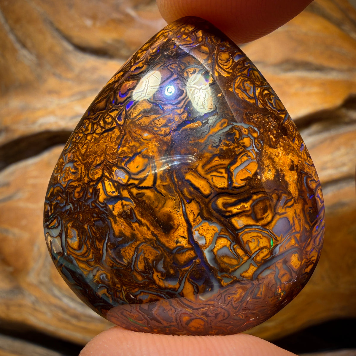 104.5cts - Tribal Yowah Nut Opal. Australian Opal