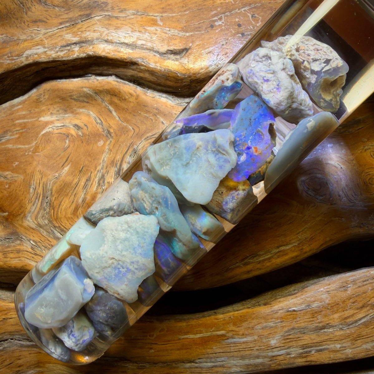107.9cts - Lightning Ridge Opal Vial