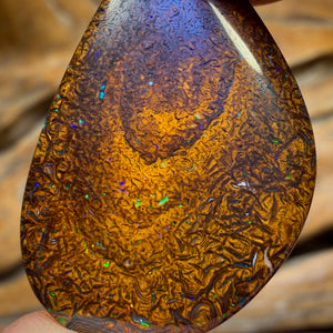 24.7cts - Tribal Yowah Nut Opal. Australian Opal