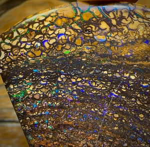 391.5cts - Large Tribal Queensland Boulder Opal. Polished Specimen