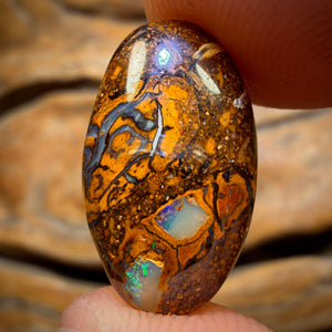 11.2cts - Tribal Yowah Nut Opal. Australian Opal