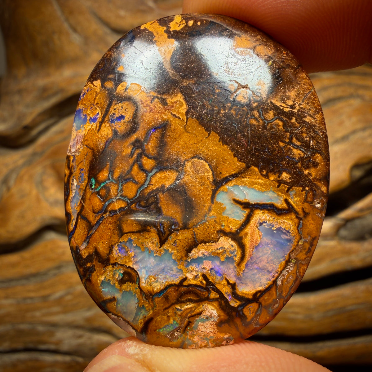 114.8cts - Tribal Queensland Boulder Opal from Yowah