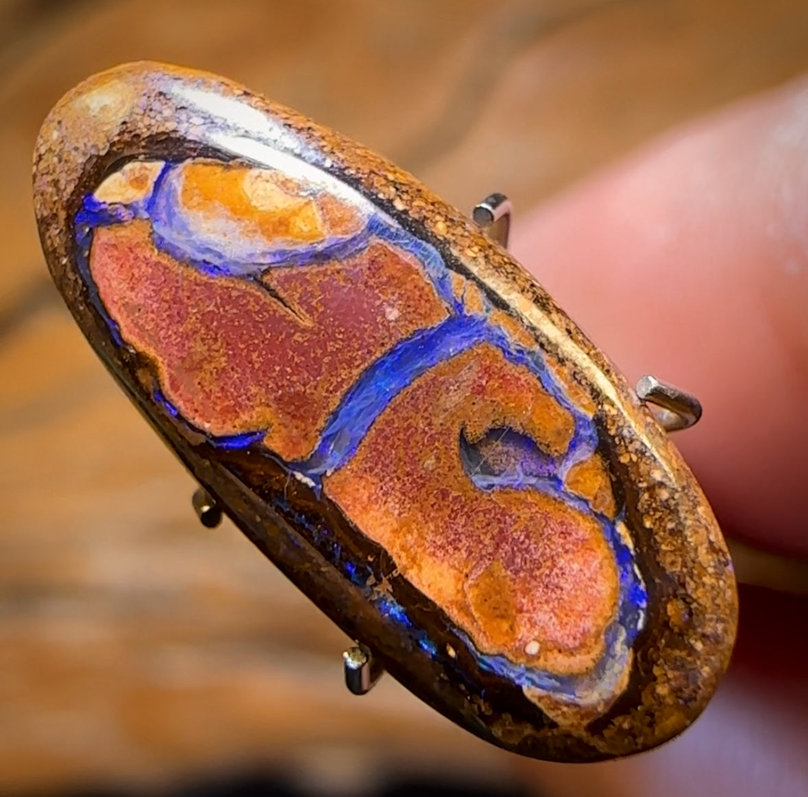 🔨 AUCTION 🔨 No Reserve 4.2cts - Tribal Queensland Boulder Opal from Yowah