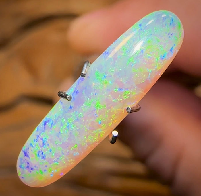 1.7cts - Lightning Ridge Crystal Opal, Double Sided - Opal Whisperers
