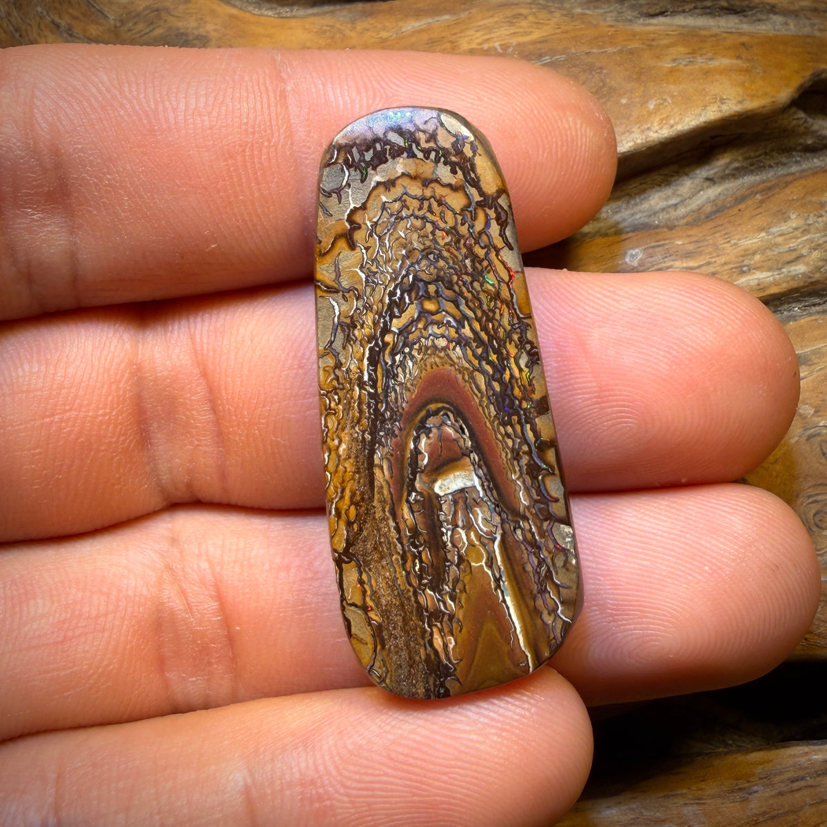 54cts - WILD CARD Tribal Yowah Nut Opal. Australian Opal