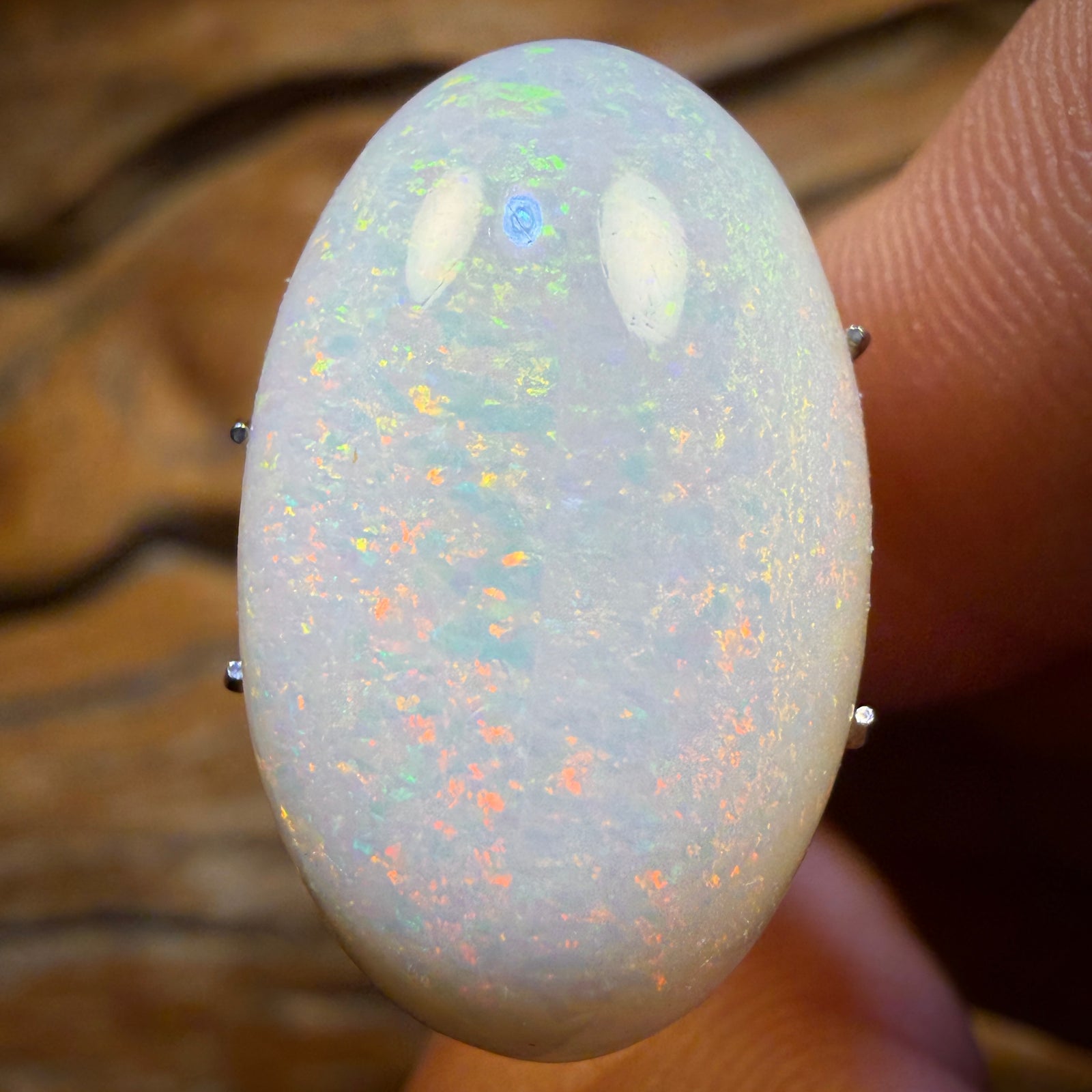 12.3cts - South Australian White Opal from Coober Pedy