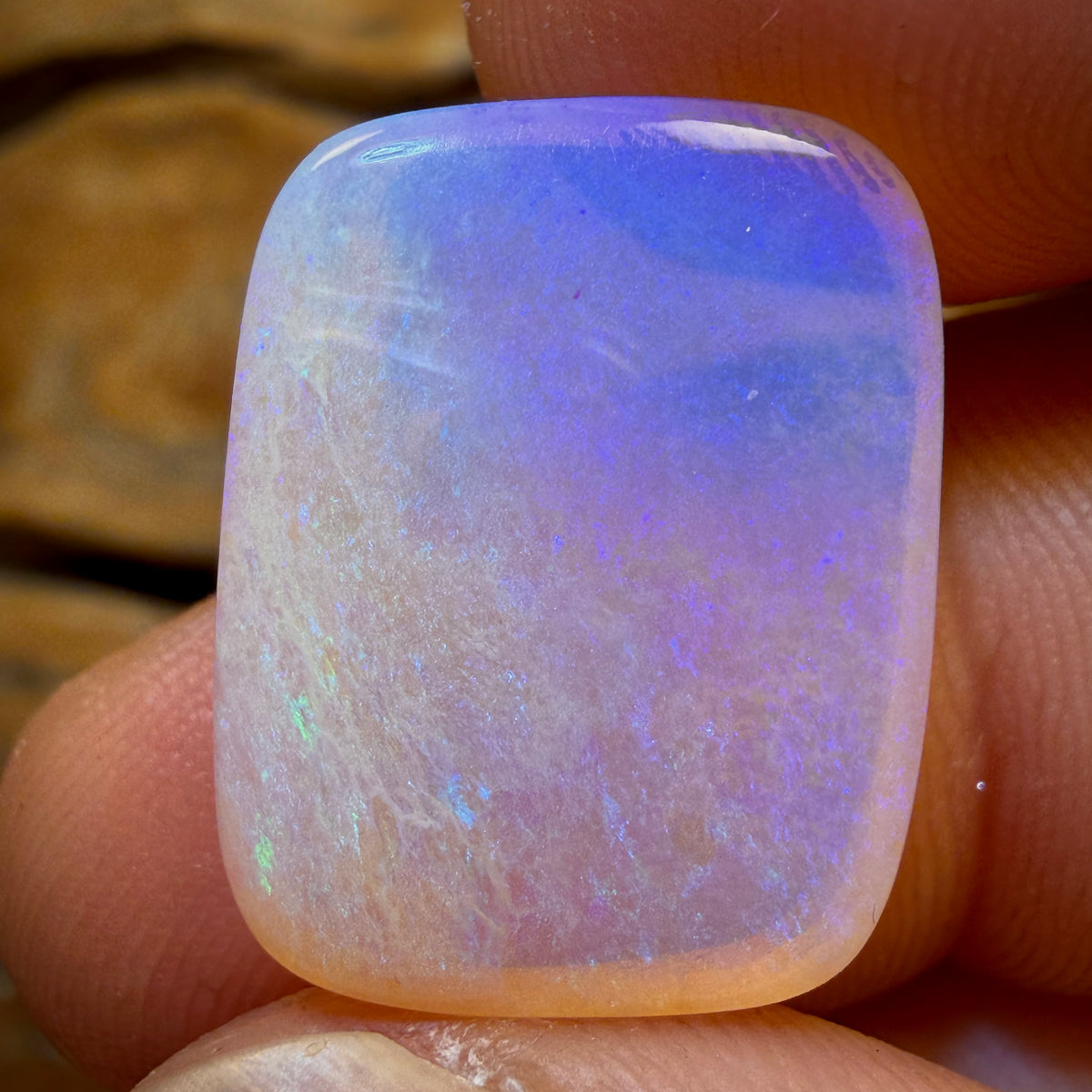 12.9cts - Solid Australian Boulder Pipe Crystal Opal