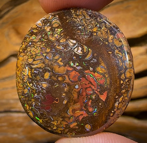 75.3cts - Tribal Yowah Nut Opal. Australian Opal