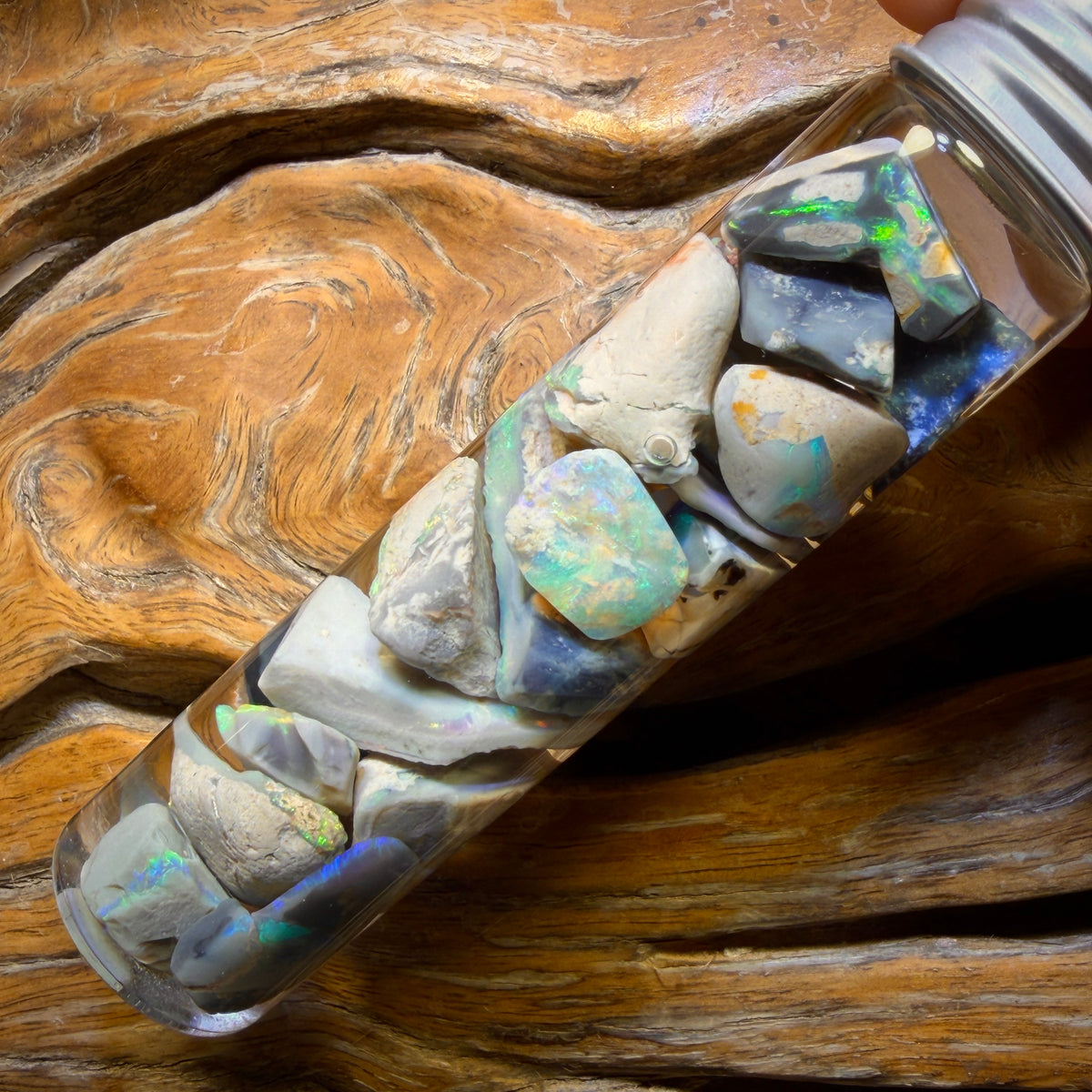 122.8cts - Lightning Ridge Opal Vial