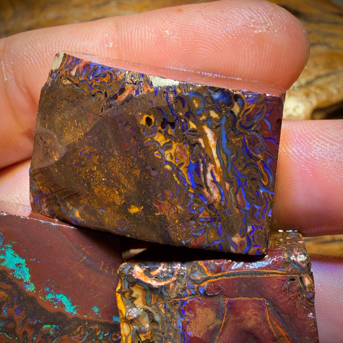 50% Off+ Card! 549.9cts - 3x Yowah Nut Rough Opal Parcel. Australian Opal