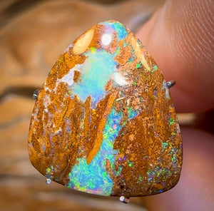 4.9cts - Australian Boulder Pipe Opal from Yowah