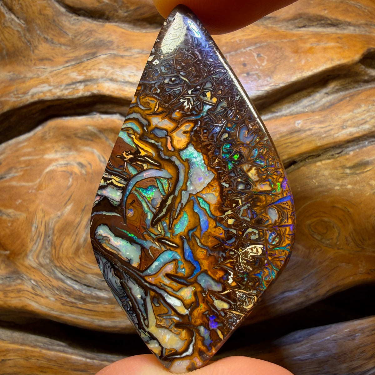 123.3cts - Top Tribal Queensland Boulder Opal from Yowah