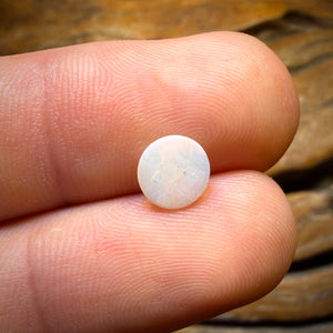 Bargain Card! 0.6cts - South Australian White Opal from Coober Pedy