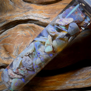 128.1cts - Lightning Ridge Opal Vial