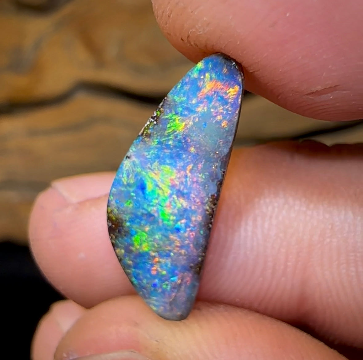 4.15cts - Solid QLD Boulder Opal - Opal Whisperers