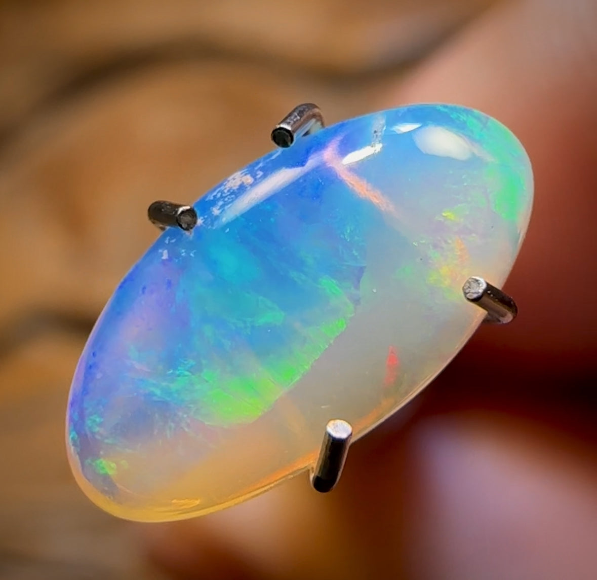 🔨 AUCTION 🔨 0.85cts - Lightning Ridge Crystal Opal
