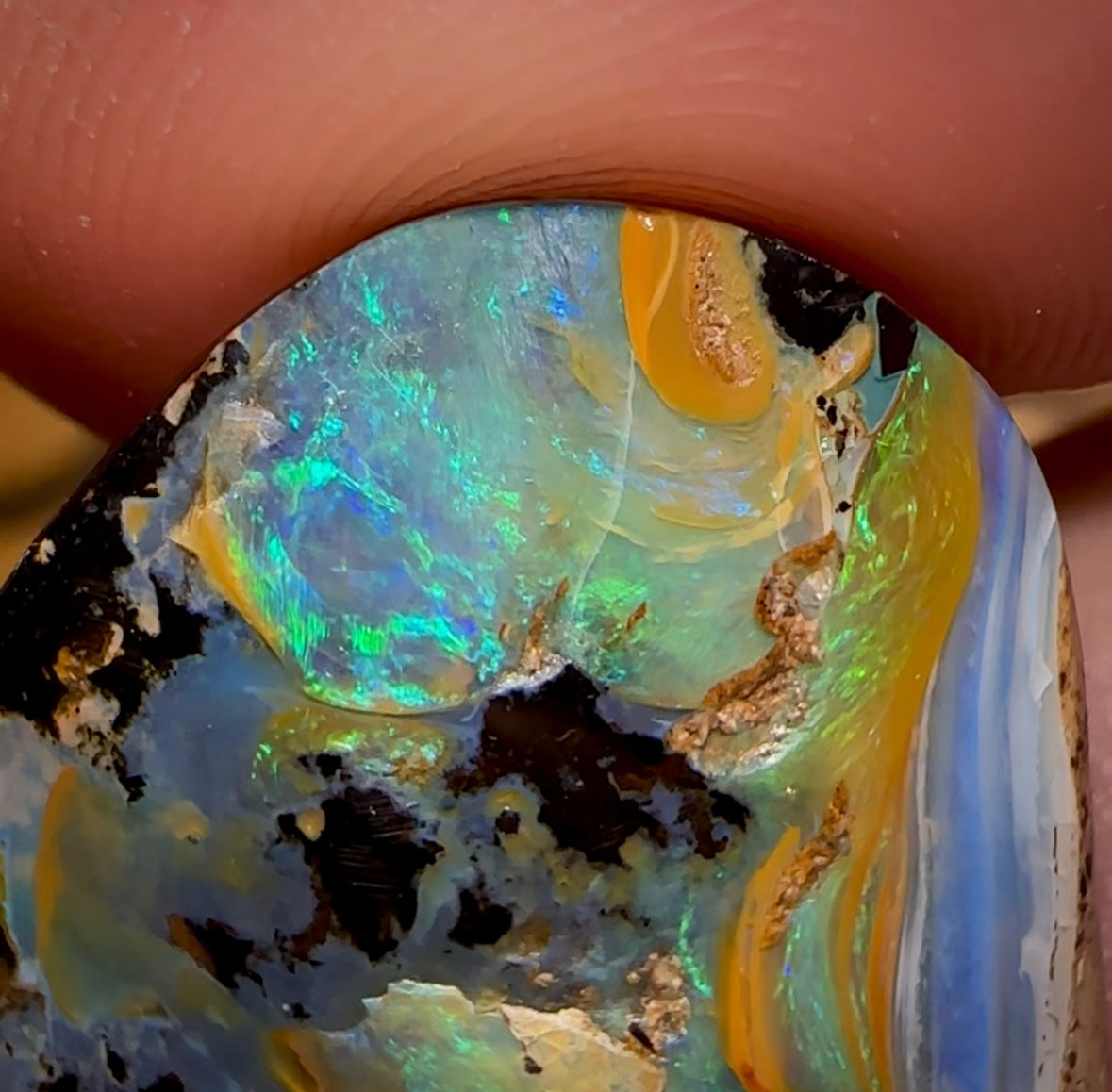 37.1cts - Australian Boulder Seam Opal