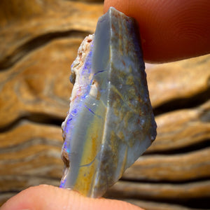 13.4cts - Lightning Ridge Dark Opal Rough Piece
