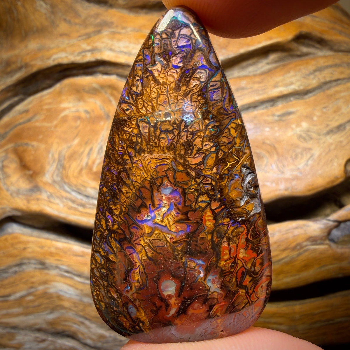131.4cts - Tribal Yowah Nut Opal. Australian Opal